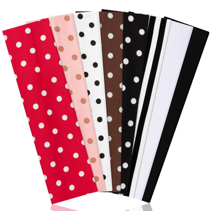 Bandeau Ztomine à pois noir vue de face