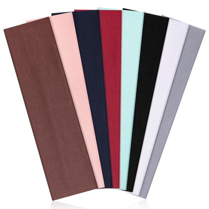 Bandeau Ztomine en coton doux, pack de 8 pièces, vue de face