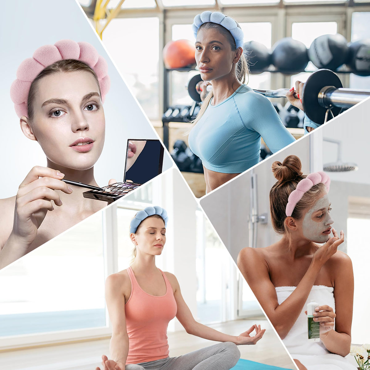 Bandeaux de spa Ztomine sur une table de beauté