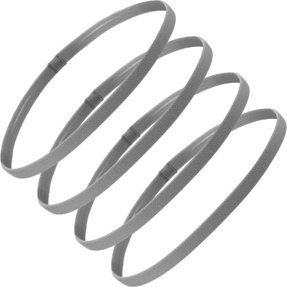 Bandeaux élastiques sport Bememo gris, vue de face
