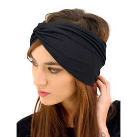 Bandeaux turban Jesries portant un nœud croisé