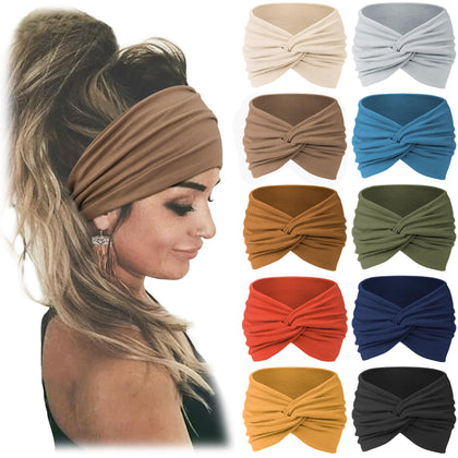 Bandeaux turbans Jesries vue de face avec différentes couleurs