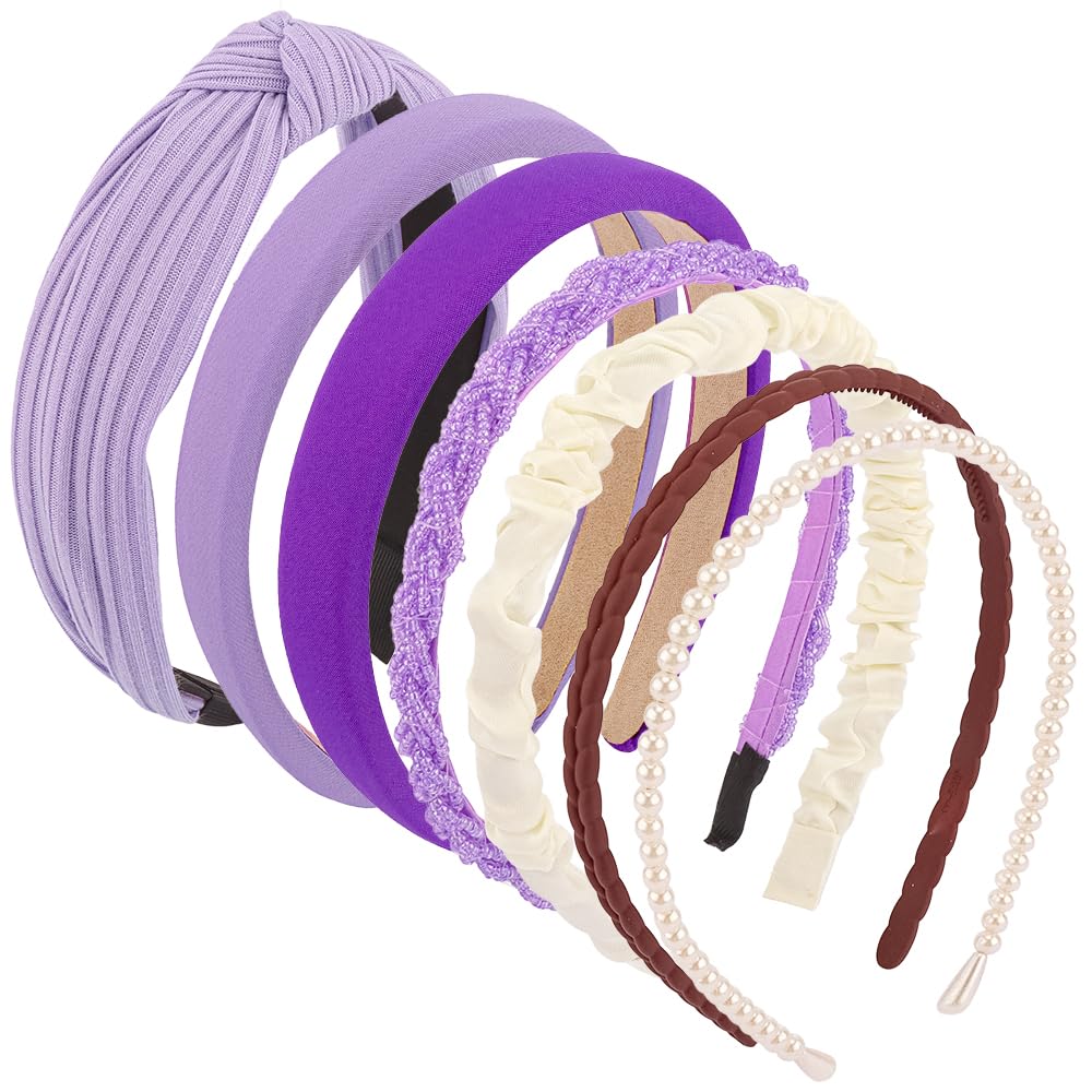 Bandeaux violet AHONEY en pack avec étiquette