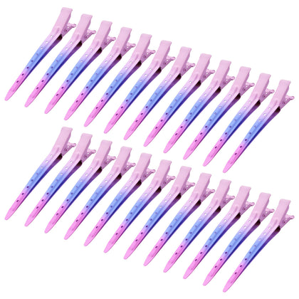 Bantoye Clips à Bec de Canard 24 pièces couleur rose mat vue de face