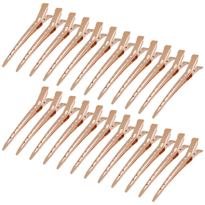 Bantoye clips à bec de canard rose gold vue de face