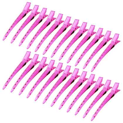 Bantoye Clips à Bec de Canard rose vif vue de face