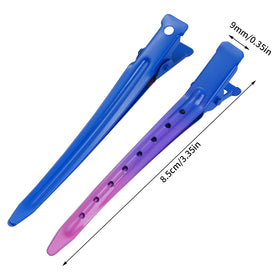 Bantoye clips en métal bleu profond en paquet de 24