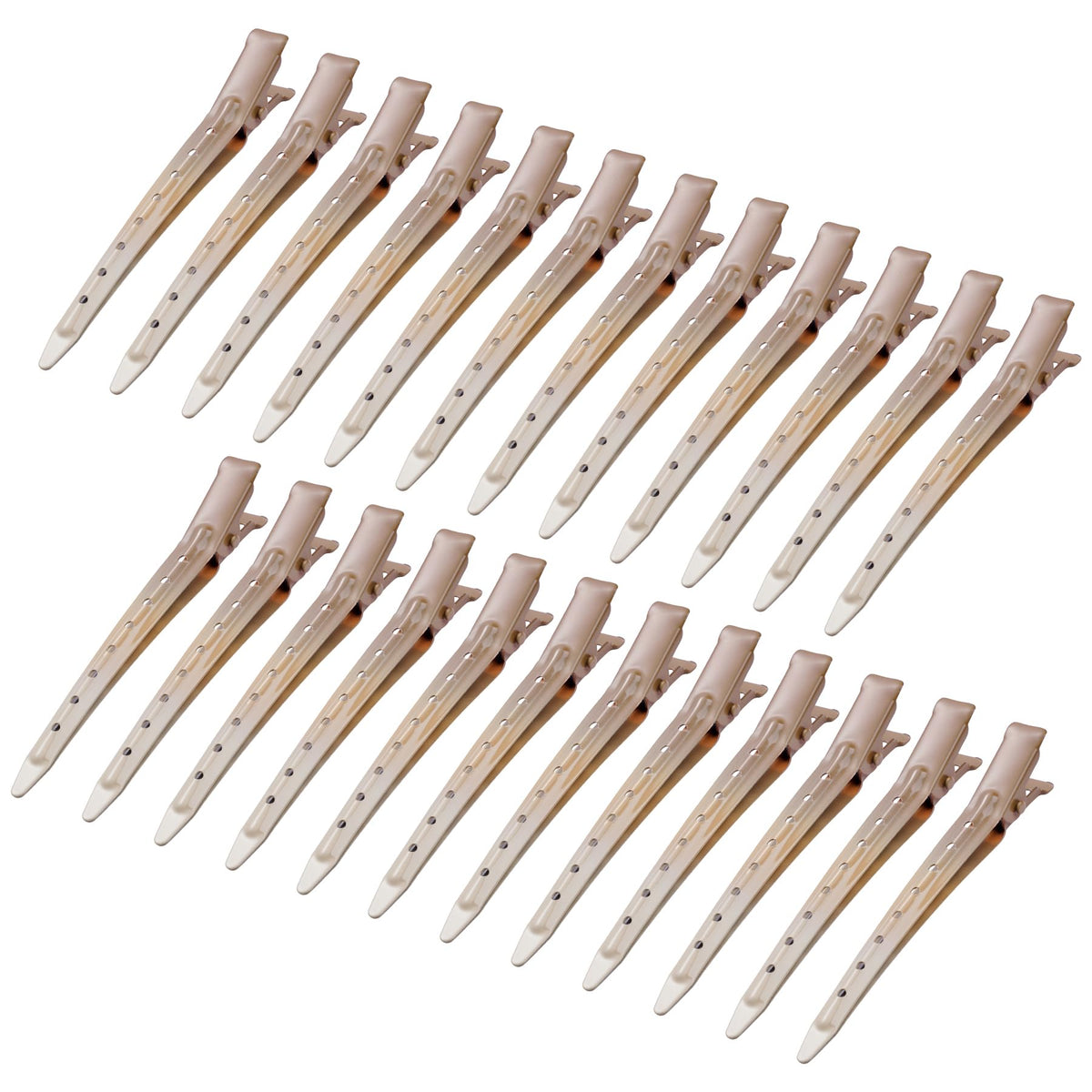 Bantoye clips en métal GS brown de 8,5 cm en vue de face