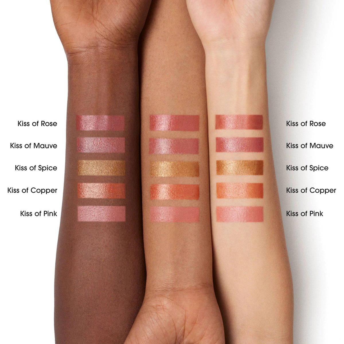 bareMinerals Blonzer Liquide Kiss Of Pink 30g application sur peau
