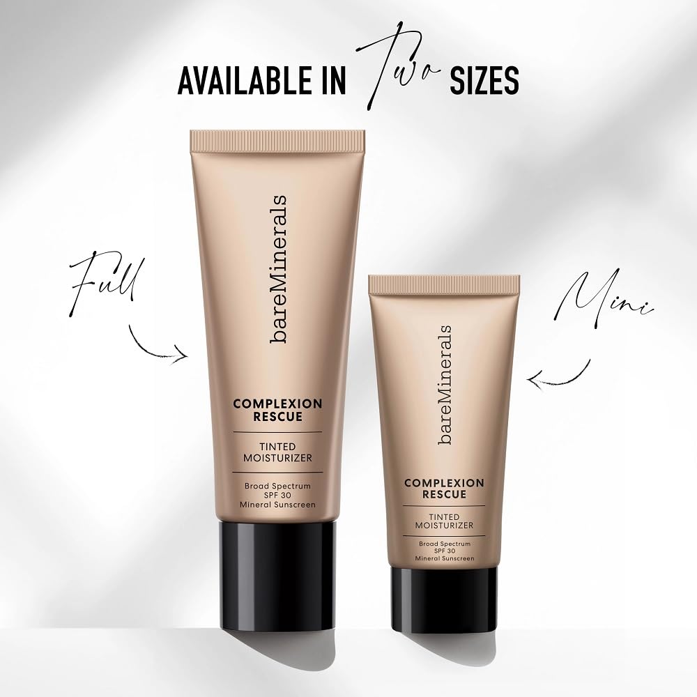 bareMinerals Complexion Rescue Hydratant Teinté 32g à côté de fleurs