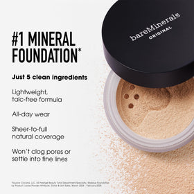 bareMinerals Fond de Teint Poudré Libre Golden Beige 13 avec applicateur