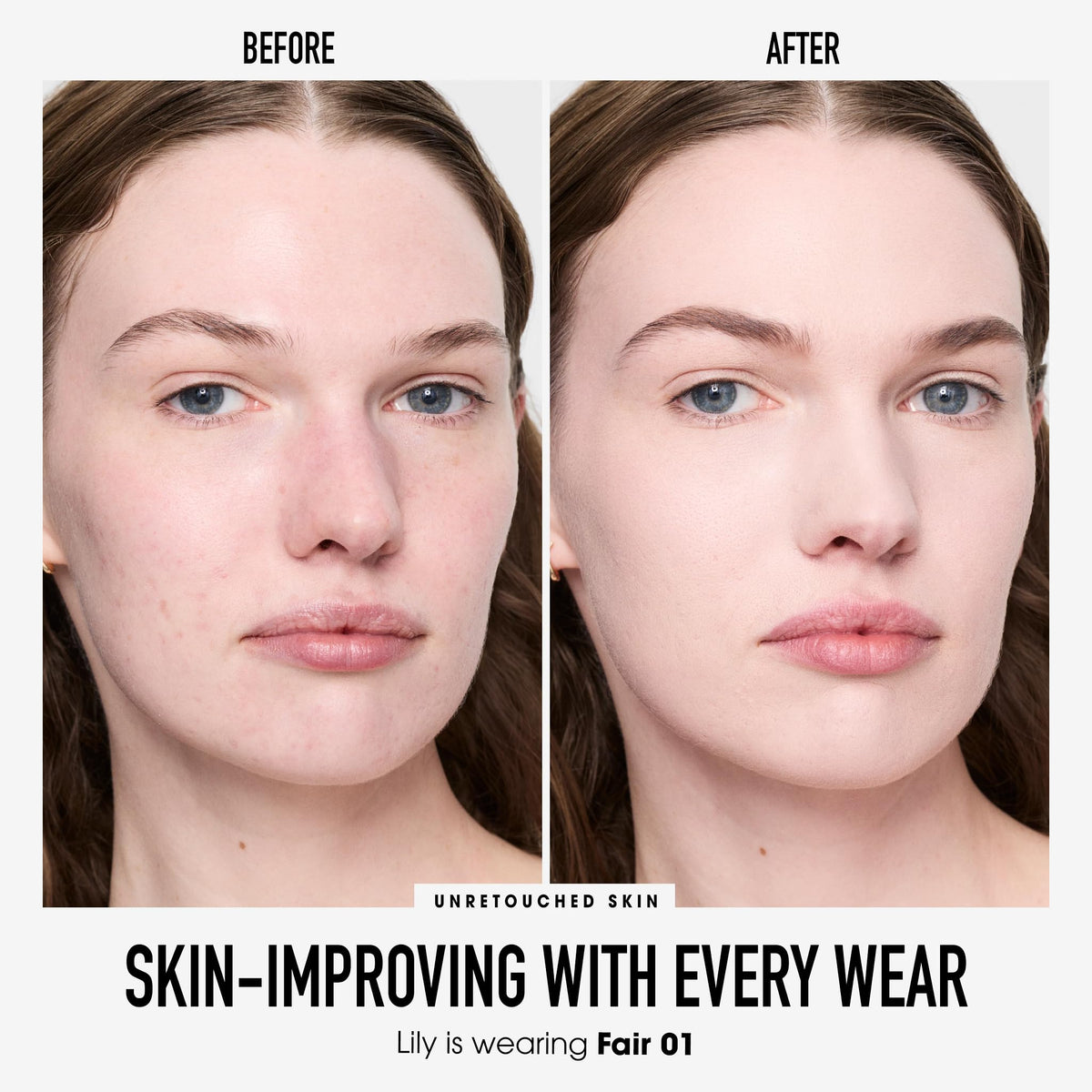 bareMinerals Fond de Teint Poudré ouvert avec poudre visible