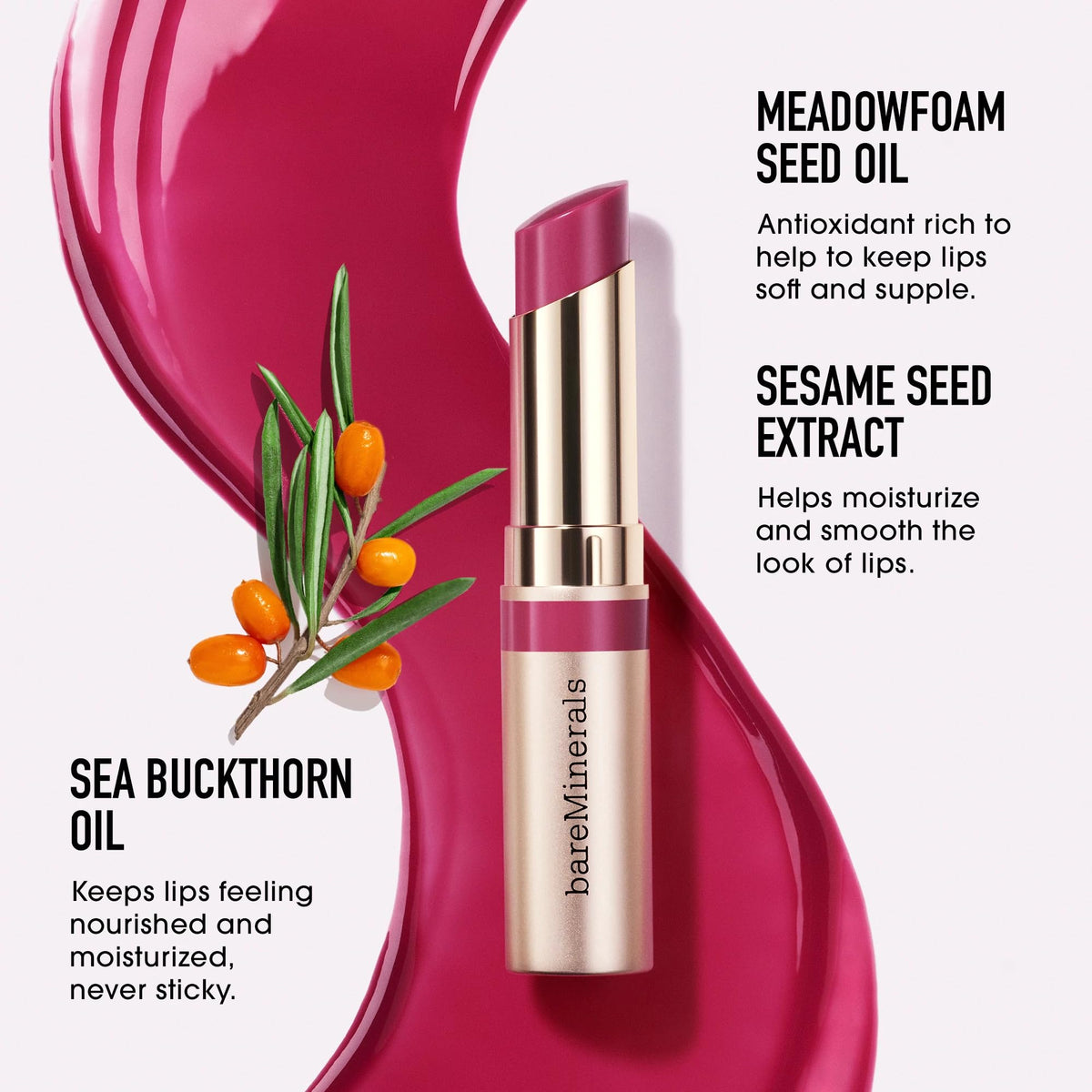 bareMinerals Gloss-Balm Grateful 9g avec ingrédients naturels