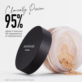bareMinerals Poudre Minérale Libre SPF 15 50g texture de poudre