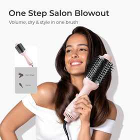Baril en titane de la brosse TYMO pour un coiffage efficace