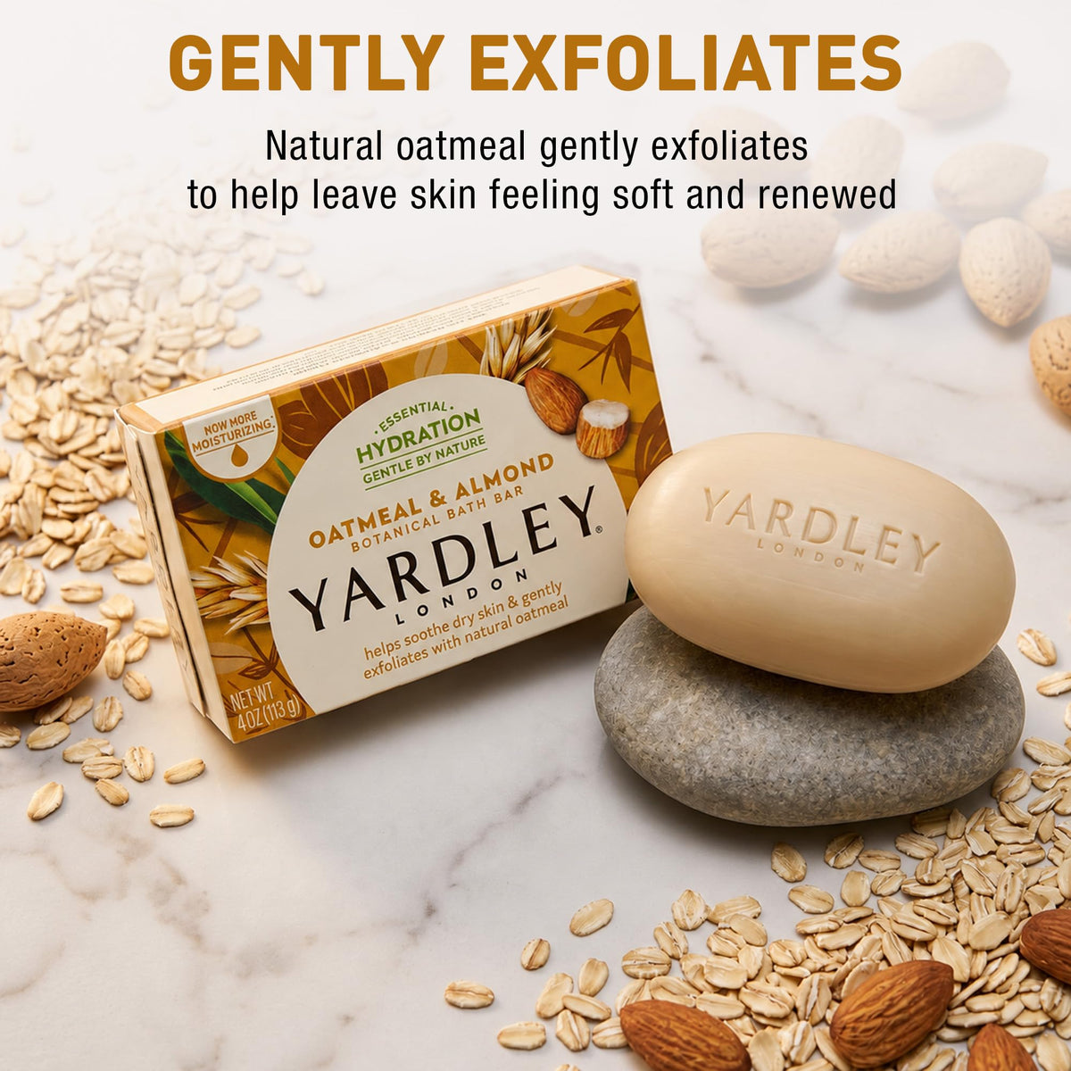 Barre de savon au beurre de cacao YARDLEY LONDON, présentation