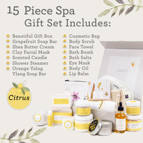 Barre de savon au pamplemousse du panier spa Citrus