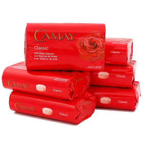 Barre de savon Camay Classique Essence de Rose vue de face