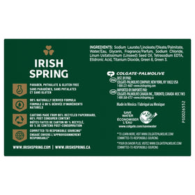 Barre de savon Irish Spring avec mousse riche