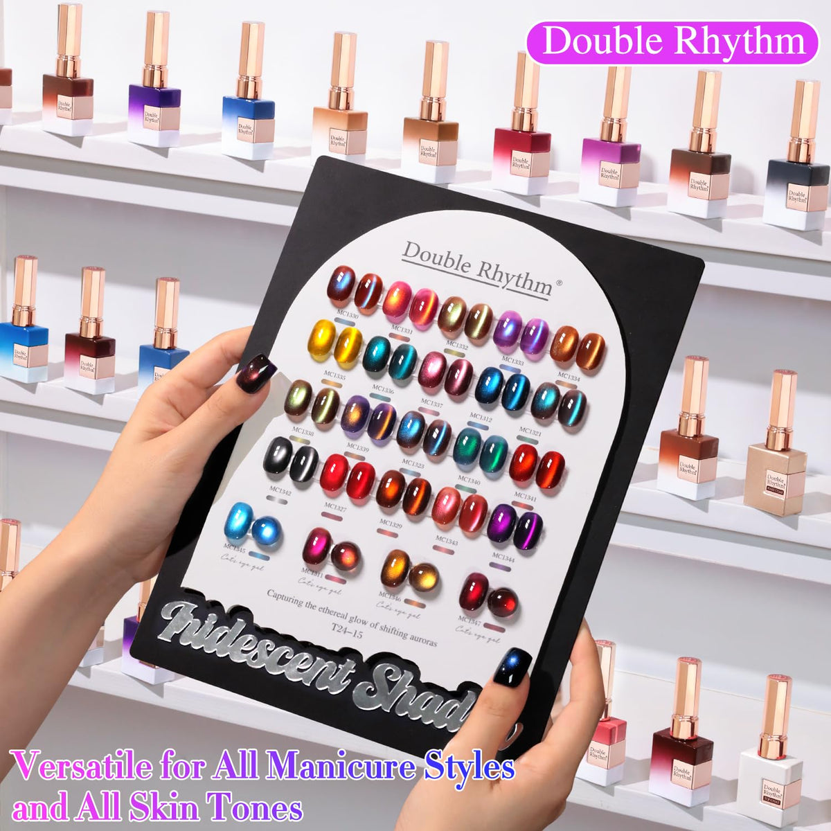 Base et top coat inclus dans le kit de vernis gel