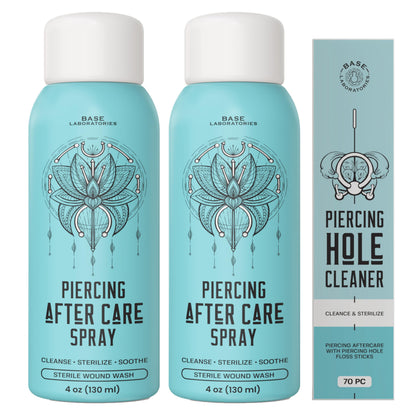 BASE LABORATORIES Spray de Soin Après-Piercing 4 oz, vue de face