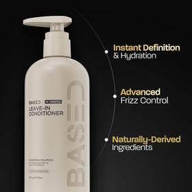BASED BODYWORKS Après-Shampooing Sans Rinçage 200 ml application sur cheveux