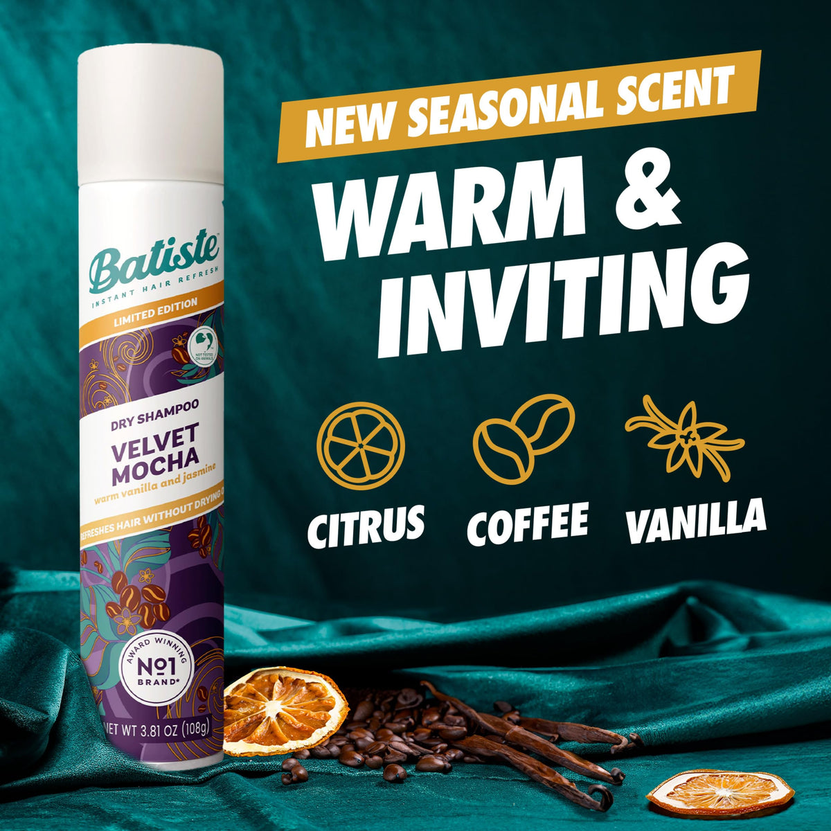Batiste Duo de Shampooing Sec, détail des ingrédients du produit