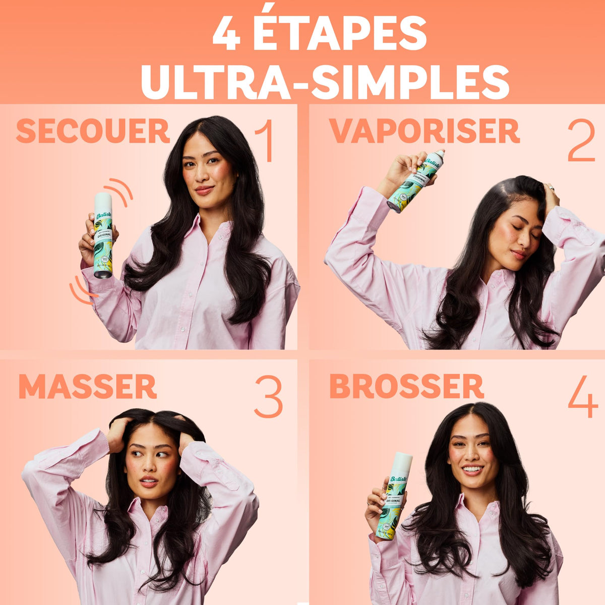 Batiste Shampoo Sec 200ml avec description