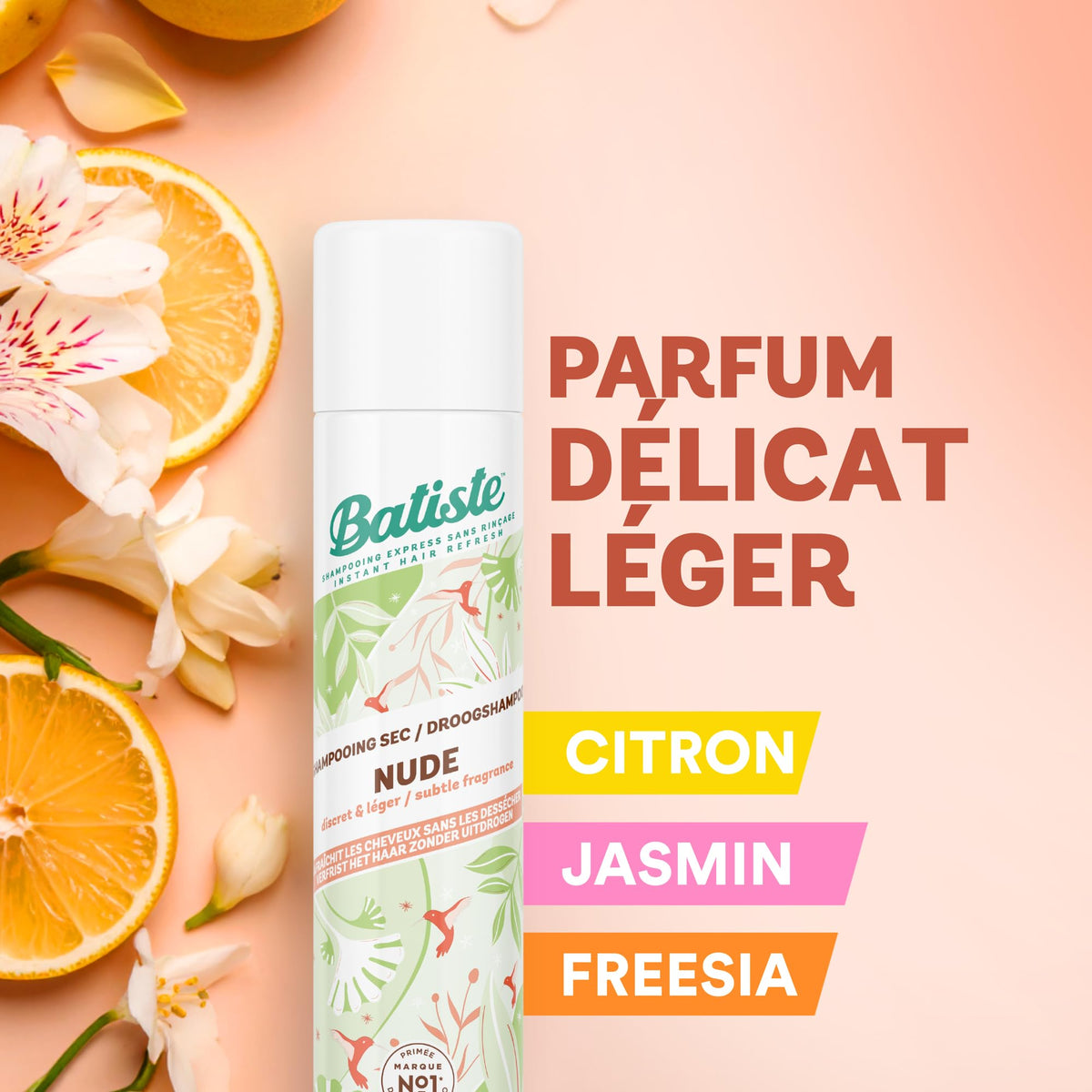 Batiste Shampoo Sec 200ml ouvert