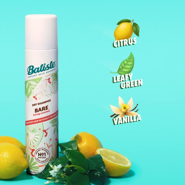 Batiste Shampoo Sec Bare avec mise en scène lifestyle