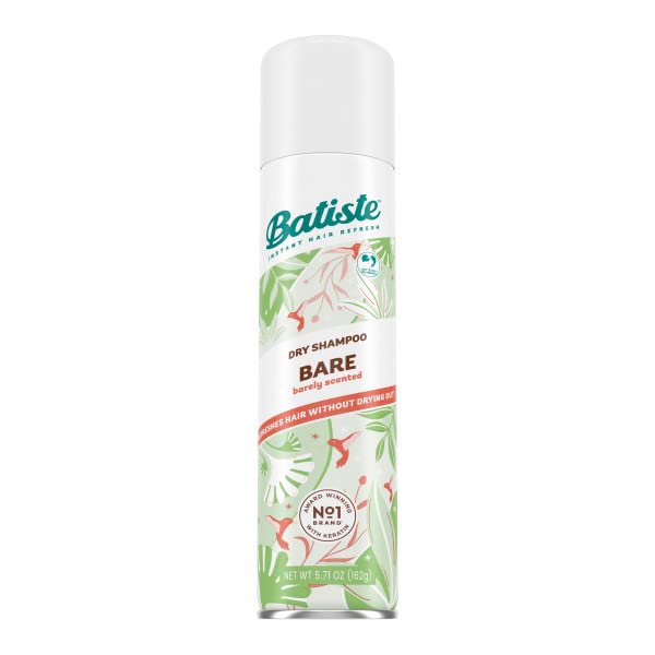 Batiste Shampoo Sec Bare pack de 3 avec étiquettes visibles