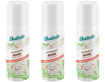 Batiste Shampoo Sec Mini Voyage Pack de 3 en vue de face