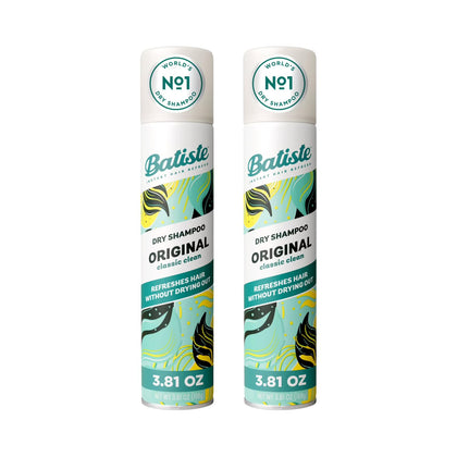 Batiste Shampoo Sec Original 363g vue avant avec spray