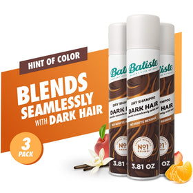 Batiste Shampoo Sec Tanné avec ingrédients visibles