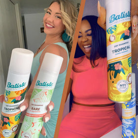 Batiste Shampoo Sec Tanné en ambiance lifestyle
