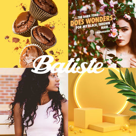 Batiste Shampoo Sec Tanné en utilisation sur cheveux