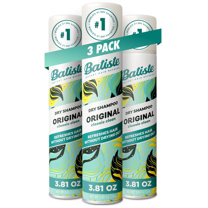 Batiste shampooing sec original 3 pack de 3,81 oz, vue de face