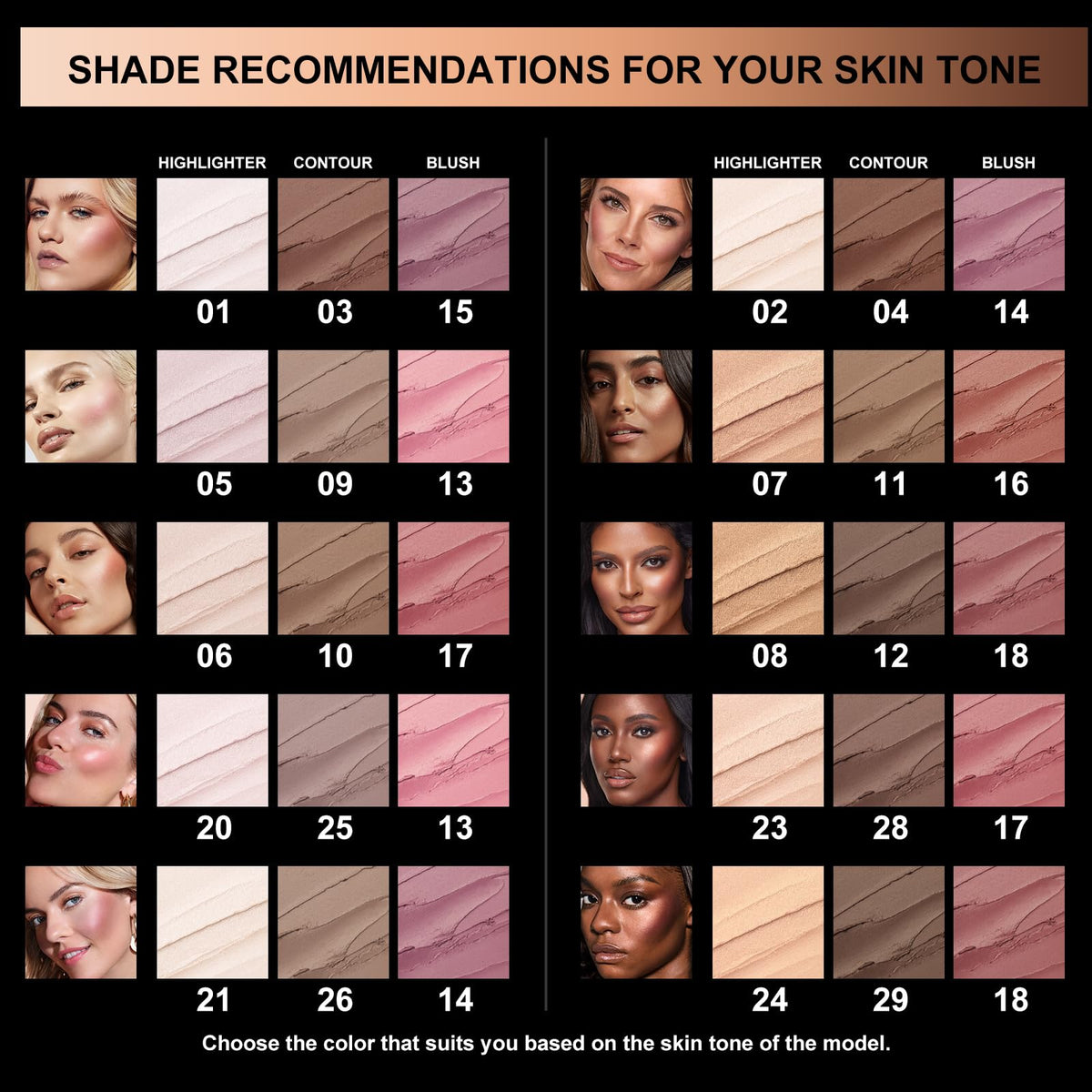 Bâton de highlighter FOCALLURE avec une texture crémeuse