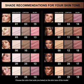 Bâton de highlighter FOCALLURE avec une texture crémeuse
