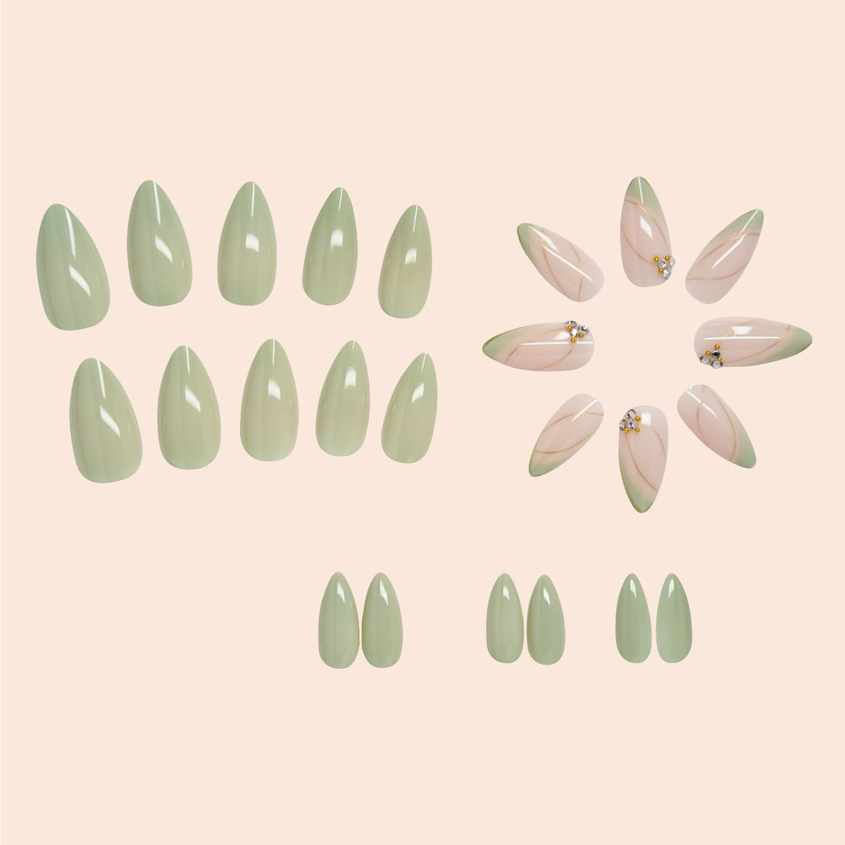 Bâtonnet en bois pour retirer les faux ongles CTTHNBD