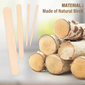Bâtonnets en bois EWVVSS pour bricolage et projets créatifs