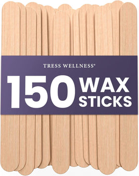 Bâtonnets en bois Tress Wellness pour épilation, vue de face