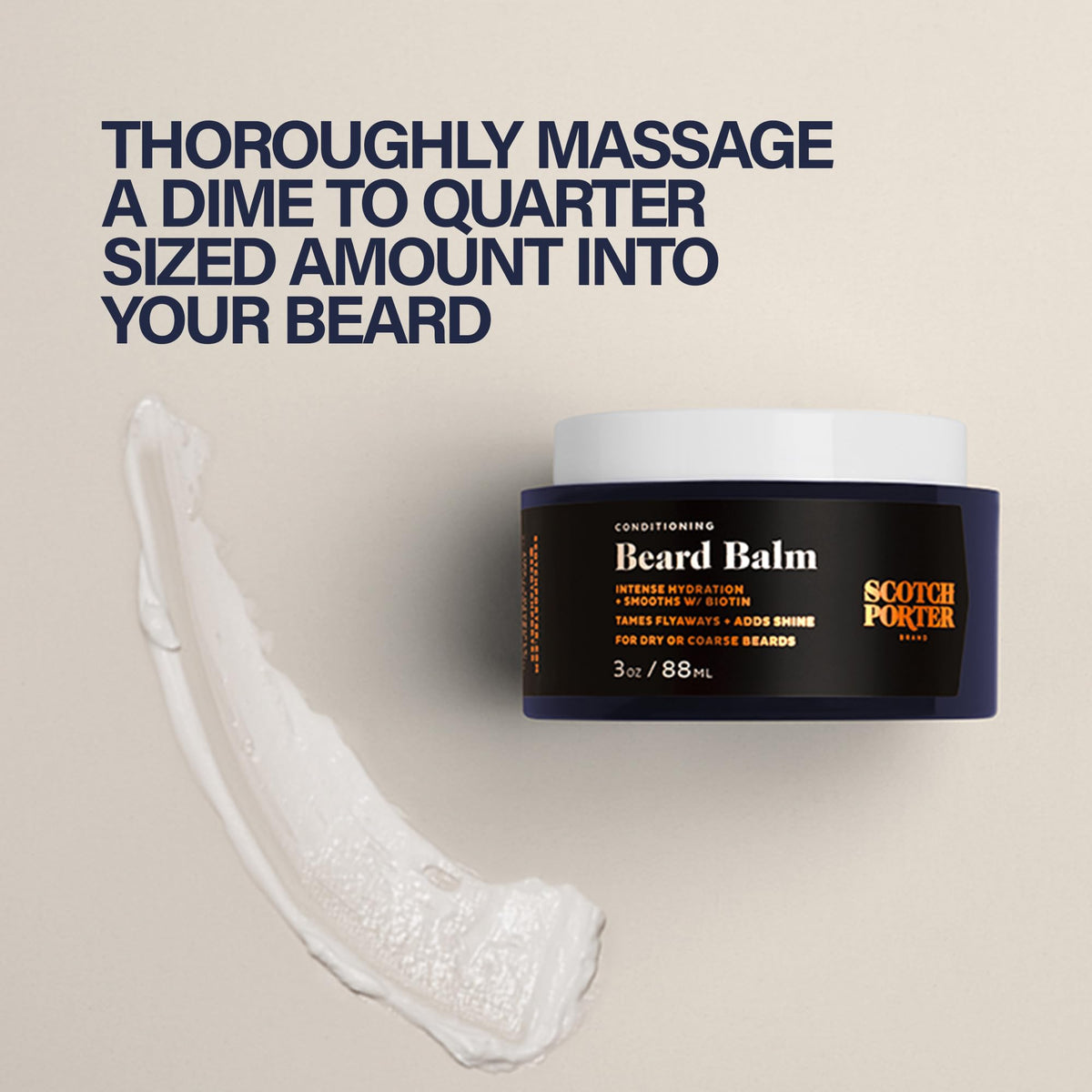 Baume à barbe Scotch Porter avec accessoires de rasage