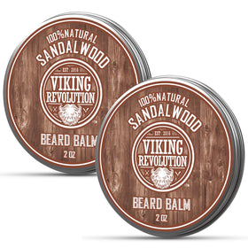 Baume à barbe Viking Revolution bois de santal 2 oz vue avant