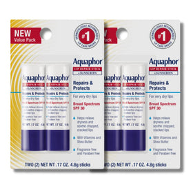 Baume à lèvres Aquaphor Réparateur SPF 30 multipack de 4 sticks