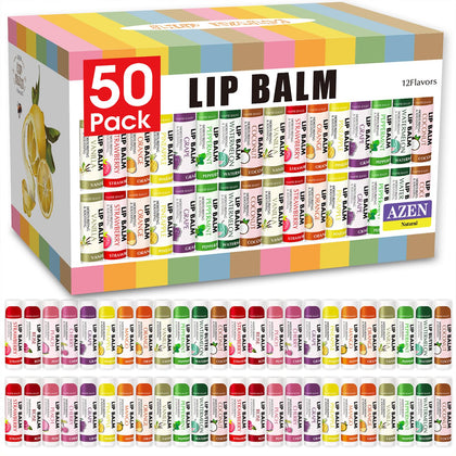 Baume à lèvres AZEN 50 pack avec saveurs naturelles