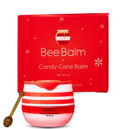 Baume à Lèvres Bee Balm Candy Cane 41g vue de face