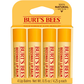 Baume à lèvres Burt's Bees à la cire d'abeille, tube menthe