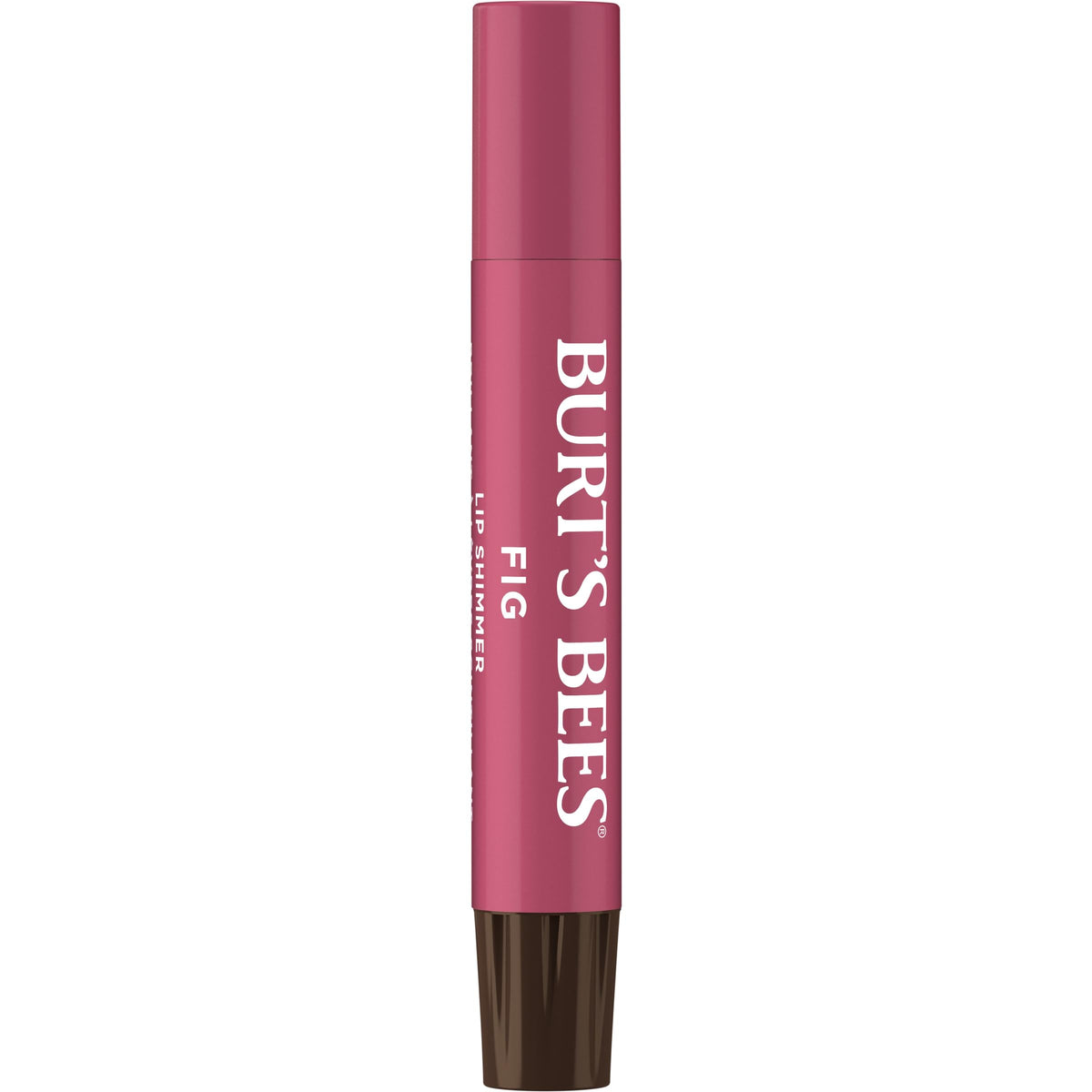 Baume à lèvres Burt's Bees Shimmer Fig vue de face avec texture