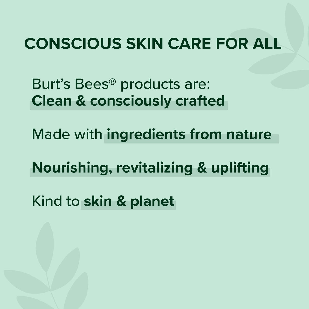Baume à lèvres Burt's Bees sur un fond neutre